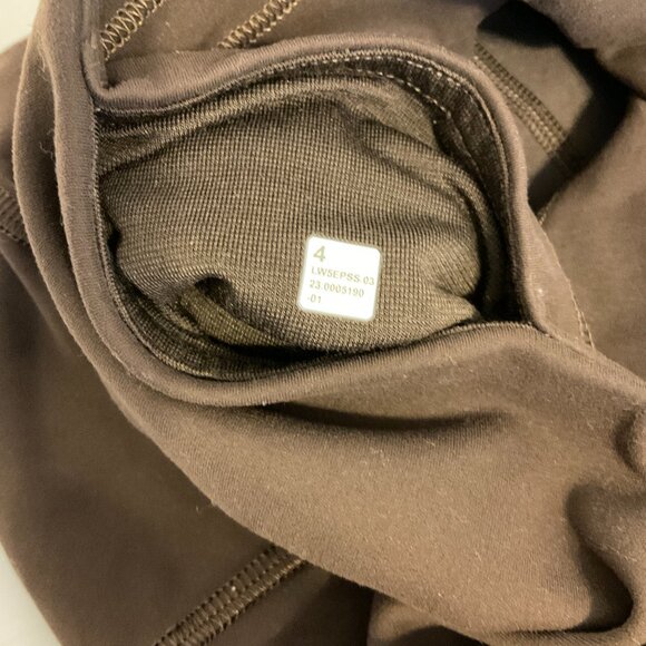 Lululemon Wunder Train High-Rise Tight 25" Solid Purple Color 4 - Picture 11 of 11